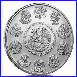 Lot of 2 2019 1 oz Mexican Silver Libertad Coin. 999 Fine BU