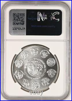 MEXICO 1 Onza 2007 Silver Libertad NGC MS69 8617435-002 KEY DATE TOP POP