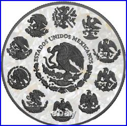 MOTHER OF PEARL BLACK PLATINUM 1oz Silver Libertad Coin Mexico2024 STUNNING MOTHER OF PEARL BLACK PLATINUM 1oz Silver Libertad Coin Mexico2024 STUNNING