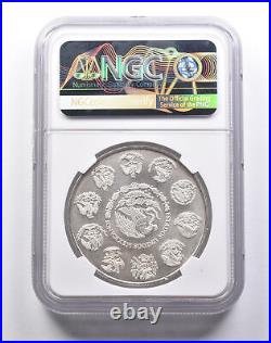 MS65 1999 MO Mexico 1 Onza Libertad Silver OBV Of 2000 Mule NGC 3761