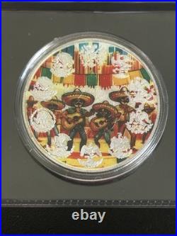 Mex Mint 1 oz. 999 Silver Colorized Libertad Limited Edition Rare Silver /999