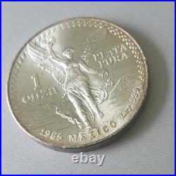 Mexican Mint 1985 Mexico Libertad 1 oz. 999 Silver Bullion Coin Uncertified