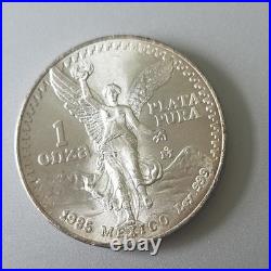 Mexican Mint 1985 Mexico Libertad 1 oz. 999 Silver Bullion Coin Uncertified