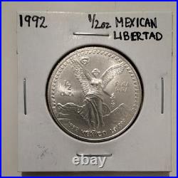 Mexican Mint 1992 Libertad 1/2 oz. 999 Silver Low Mintage