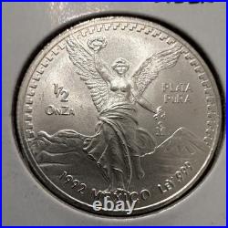Mexican Mint 1992 Libertad 1/2 oz. 999 Silver Low Mintage
