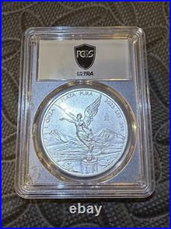 Mexican Mint 2023 Libertad Silver 1 oz PCGS MS70 Coin. 999 Silver