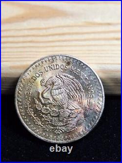 Mexico 1982 Onza Libertad Toned? Toning Silver Coin oz Plata