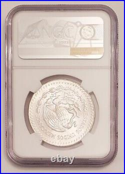 Mexico 1983 MS66 1 Onza. 999 Silver 36mm 31.1000g KM# 494.1 NGC FREE Ship
