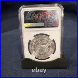 Mexico 1984 Mo, 1 Onza Silver. NGC Certified MS 65 / 1 Troy Oz. 999 With Bag Frag