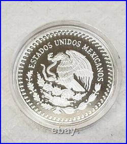 Mexico 1986 Silver 1oz Libertad Onza Proof Coin In Original Box withCOA