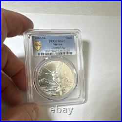 Mexico 2003 Libertad 1 oz. 999 Silver Business Strike PCGS MS67 166100.67