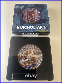 Mexico 2021 1 Onza Mexican Libertad Huichol Art 1 oz. 999 Silver Coin set