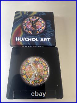 Mexico 2021 1 Onza Mexican Libertad Huichol Art 1 oz. 999 Silver Coin set