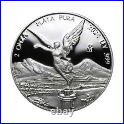 Mexico 2024 2-oz Proof Silver Libertad Onza Mexico 2024 2-oz Proof Silver Libertad Onza