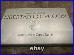 Mexico 2024 Libertad BU 5 Coin Set Coleccion Banco de Mexico. 999 Silver Mexico 2024 Libertad BU 5 Coin Set Coleccion Banco de Mexico. 999 Silver