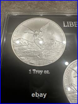 Mexico 2024 Libertad BU 5 Coin Set Coleccion Banco de Mexico. 999 Silver Mexico 2024 Libertad BU 5 Coin Set Coleccion Banco de Mexico. 999 Silver