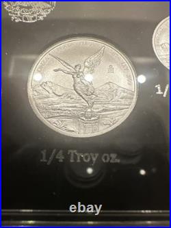 Mexico 2024 Libertad BU 5 Coin Set Coleccion Banco de Mexico. 999 Silver Mexico 2024 Libertad BU 5 Coin Set Coleccion Banco de Mexico. 999 Silver