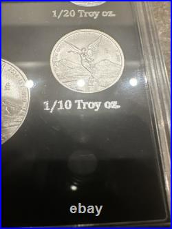 Mexico 2024 Libertad BU 5 Coin Set Coleccion Banco de Mexico. 999 Silver Mexico 2024 Libertad BU 5 Coin Set Coleccion Banco de Mexico. 999 Silver