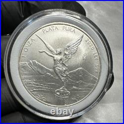Mexico Libertad 2020 1 Onza Silver Coin. 999 Fine Silver KM#