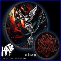 Mexico Libertad 2023 Meditation Journey Series Hate 1 oz silver (250 Mintage)