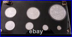 Mexico Libertad 7 Coin Set 8.9 Ounces Silver? BU? Original Mexican Collection