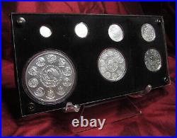 Mexico Libertad 7 Coin Set 8.9 Ounces Silver? BU? Original Mexican Collection