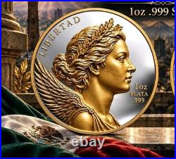 Mexico Libertad Classico Special Edition HR 1 oz Silver Medal Mintage 100 PRE