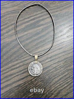 Necklace 1996 MO Mexico 1/4oz. 999 Silver Libertad Mexican Coin 1/50,000