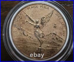 Onza Libertad 2008 MONSTER TONER Mexican Silver Coin Better-Date