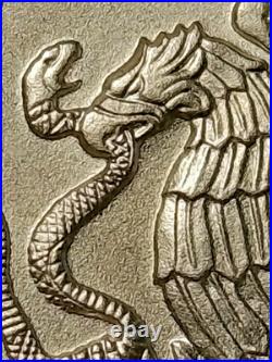 Onza Libertad Mexico 2012 plata. 999 con error de remarcacion en anv y reverso