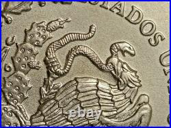 Onza Libertad Mexico 2012 plata. 999 con error de remarcacion en anv y reverso
