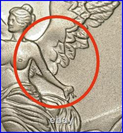 Onza Libertad Mexico 2012 plata. 999 con error de remarcacion en anv y reverso