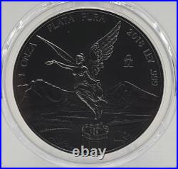 PCGS MS70 2018-Mo Mexican. 999 Silver 1 Oz Libertad Onza Antique Finish Key Date