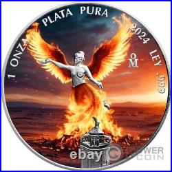 PHOENIX LIBERTAD 1 Oz Silver Coin Mexico 2024