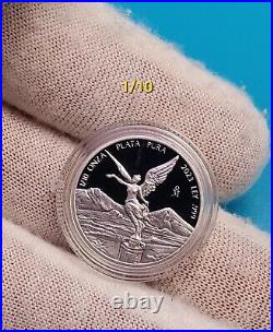 Proof Silver Libertad 5 Coin set Mexican Fractional Limted Mintage-Low #0237