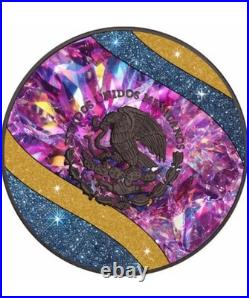 RARE 2024 Mexico Libertad Celestial Prism Edition 1 oz Silver Coin