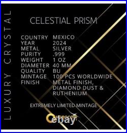 RARE 2024 Mexico Libertad Celestial Prism Edition 1 oz Silver Coin