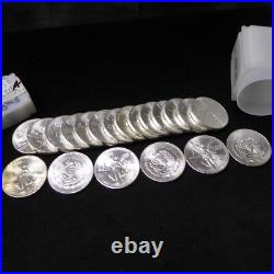 Roll Of (20) 1985.999 FINE SILVER 1 OZ MEXICO ONZA LIBERTAD Roll Of (20) 1985.999 FINE SILVER 1 OZ MEXICO ONZA LIBERTAD