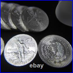 Roll Of (20) 1985.999 FINE SILVER 1 OZ MEXICO ONZA LIBERTAD Roll Of (20) 1985.999 FINE SILVER 1 OZ MEXICO ONZA LIBERTAD