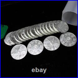 Roll of (20) 2013 Mexico 1 oz Libertad onza plata. 999 Silver Coins BU