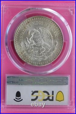 Toned 1985 MS 68 Libertad Mexico 1 OZ Silver Coin PCGS Certified Authentic 112