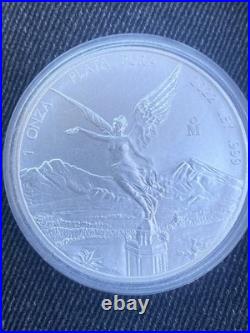 Uncirculated Silver 1 oz Libertad 5-Piece 2017,17,20,21,21 total of 5 ounces