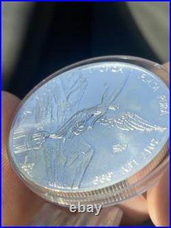 Uncirculated Silver 1 oz Libertad 5-Piece 2017,17,20,21,21 total of 5 ounces