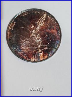 Year 2002 Mo 1 Mexican Onza Libertad Mexico Mexican Nice Toning Toner