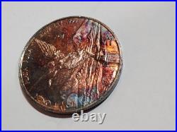 Year 2002 Mo 1 Mexican Onza Libertad Mexico Mexican Nice Toning Toner