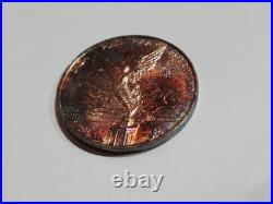 Year 2002 Mo 1 Mexican Onza Libertad Mexico Mexican Nice Toning Toner